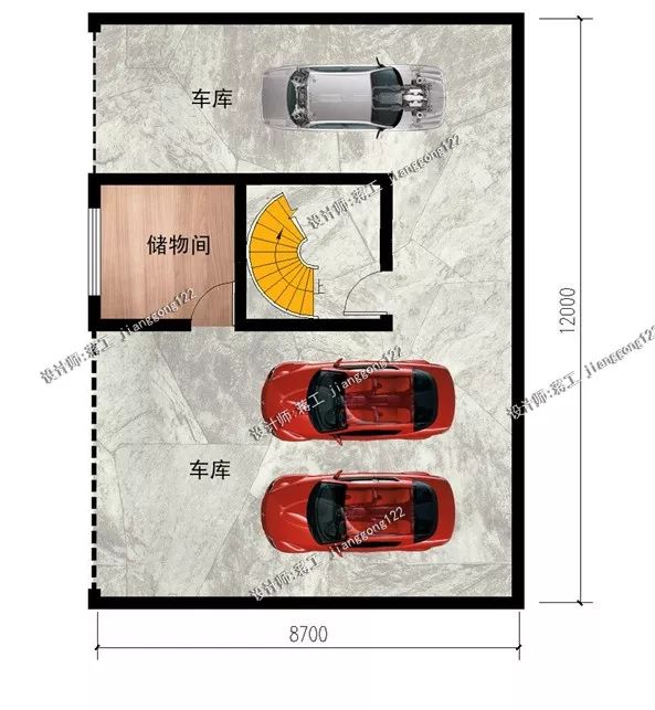 二層半現代別墅建房參考,佔地180平方,最為低調的炫富