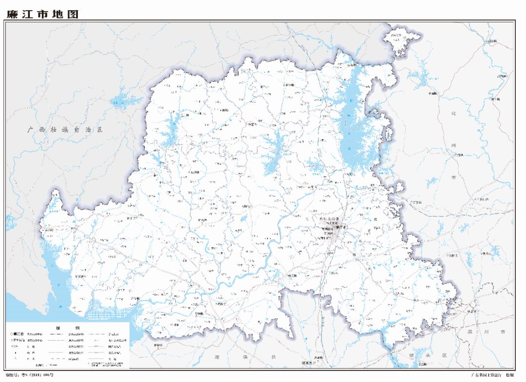 吳川市遂溪縣徐聞縣對於湛江各區縣首次出現的標準地圖大家怎麼看呢?