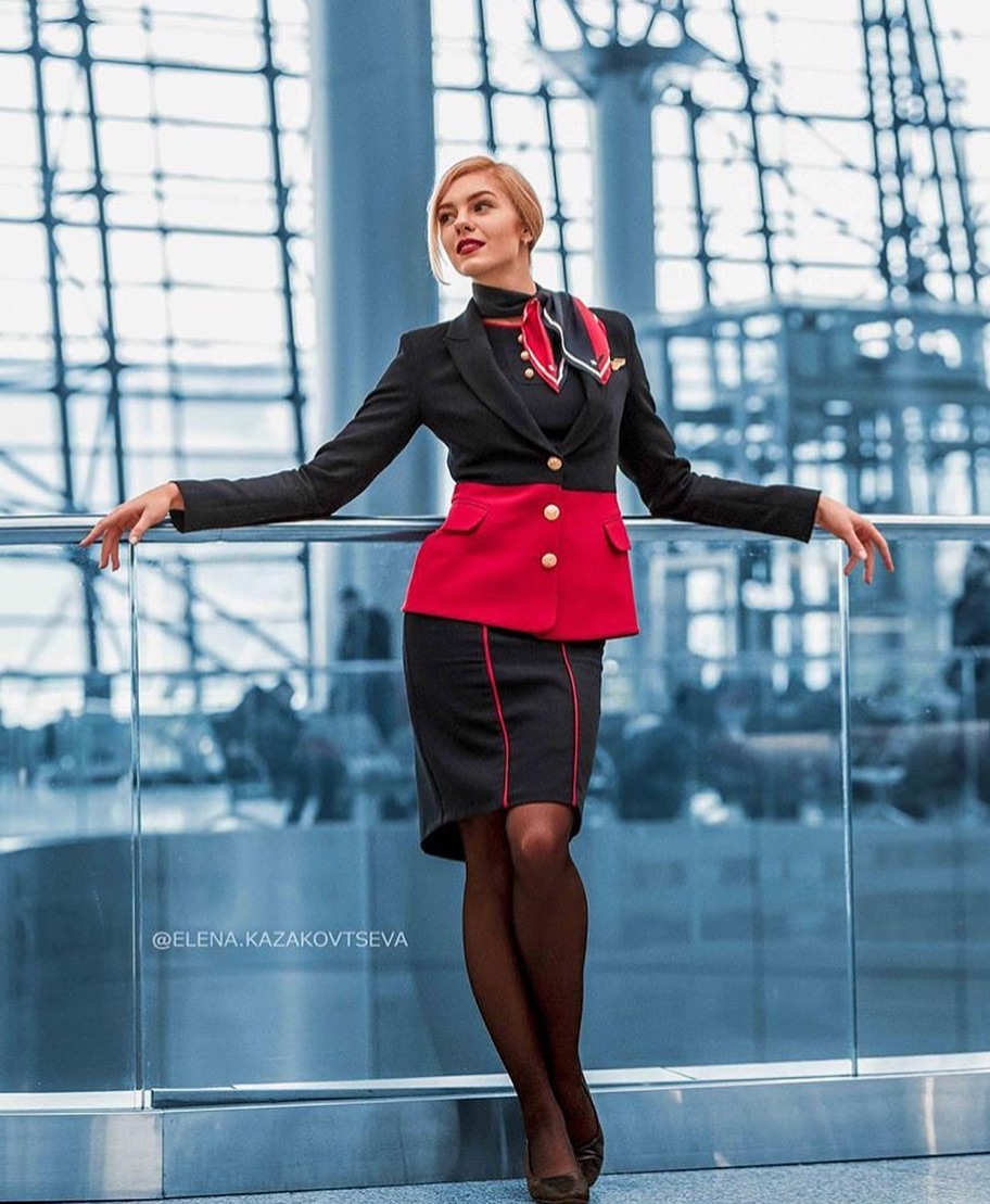 航空展前哨:俄罗斯空姐锦集——俄罗斯空中之花