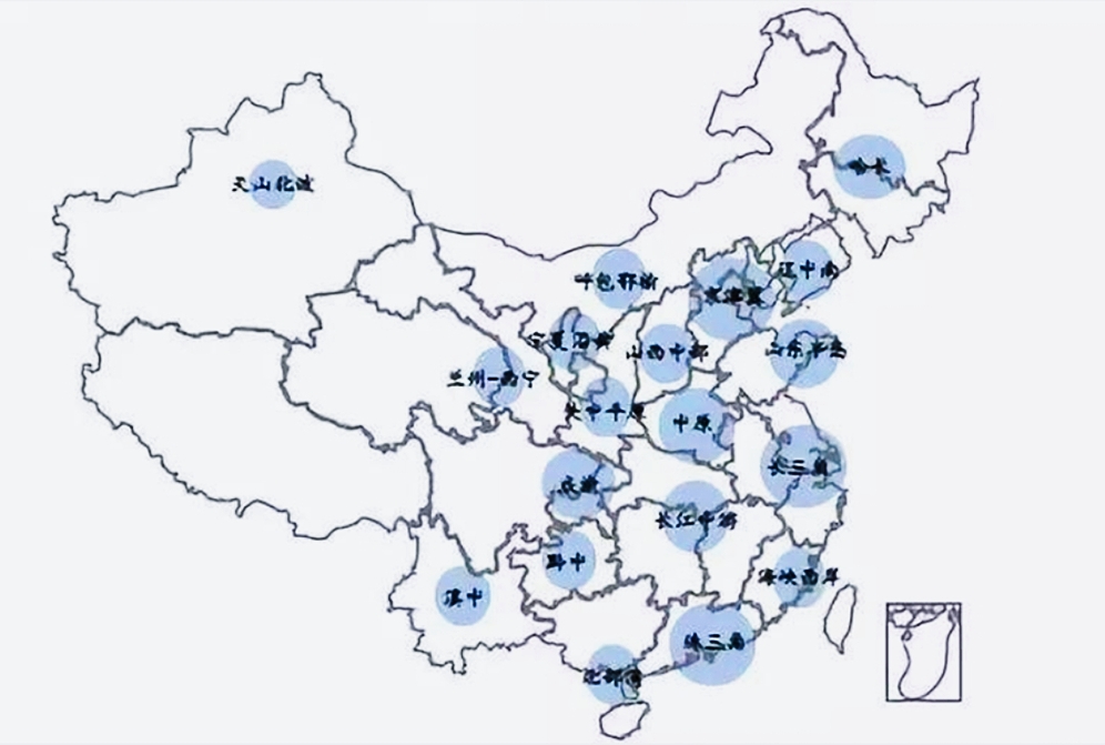 我国19个国家级城市群,这8个正处于发展期,未来潜力巨大