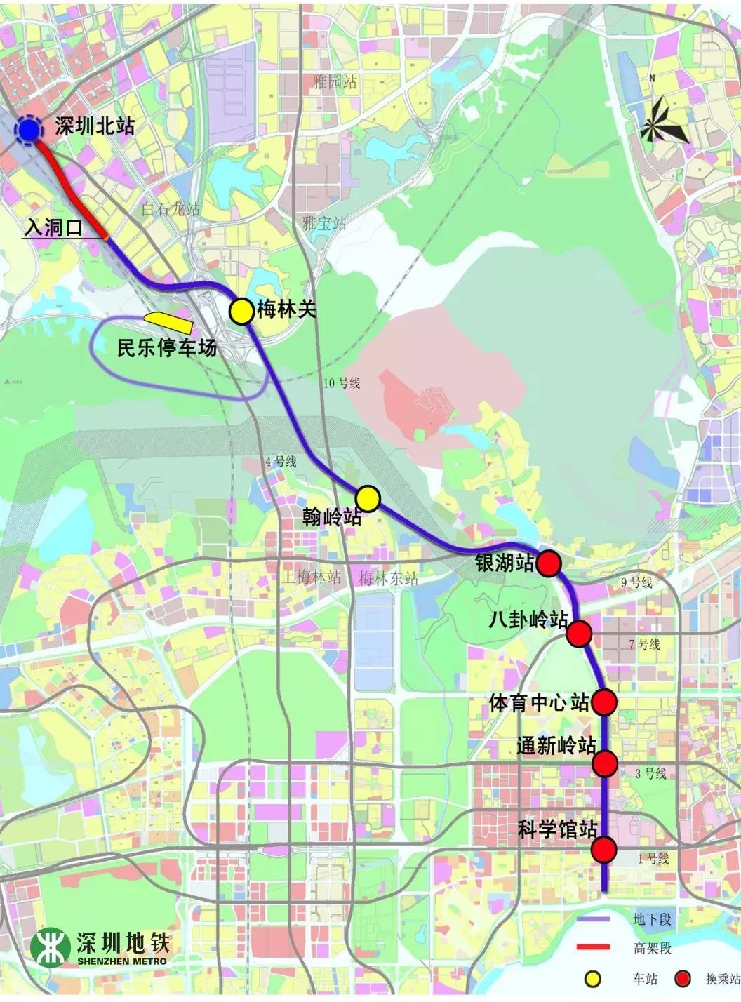 松岗石岩市民有福啦!地铁6号线一期,二期预计明年年中同步通车!