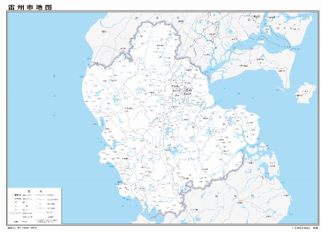 廉江市吳川市遂溪縣徐聞縣對於湛江各區縣首次出現的標準地圖大家怎麼