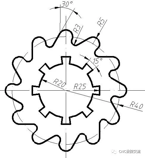 常见的50张cad平面练习图,用来练习ug3d软件的草图绘制