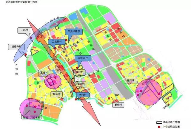 北辰区北运河规划图图片