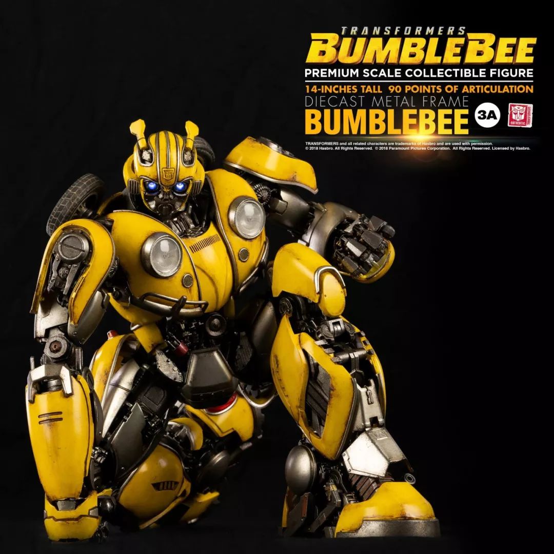 新品預告3a14寸極致比例變形金剛外傳大黃蜂bumblebee大黃蜂