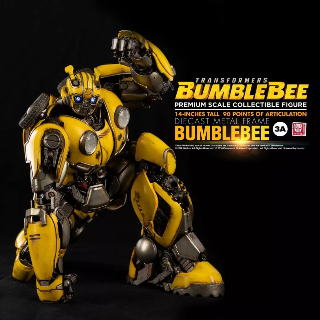 新品预告3a14寸极致比例变形金刚外传大黄蜂bumblebee大黄蜂