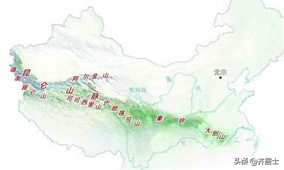 世界上三座长度超过2500公里的山脉,全部位于中国