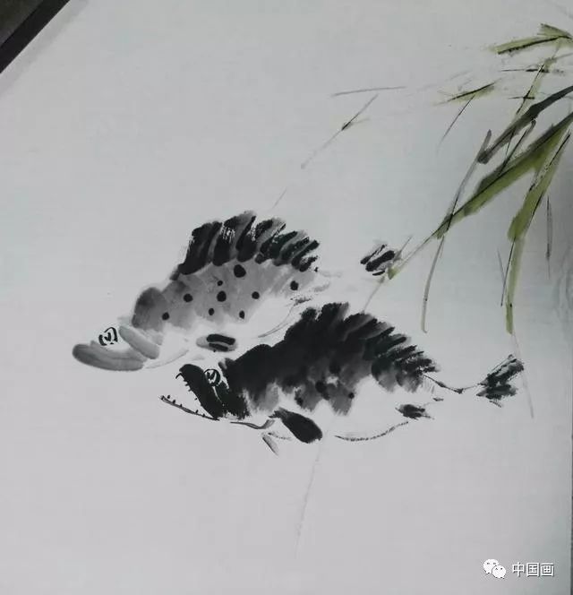 水墨鳜鱼的画法及作品创作