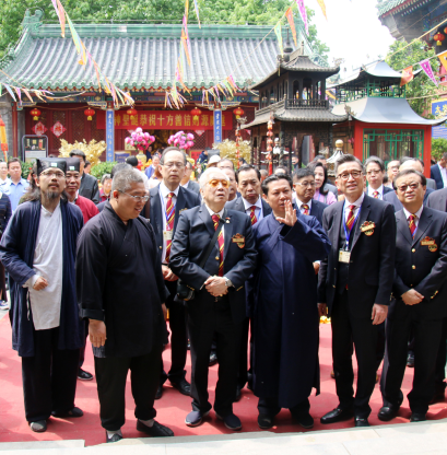 香港黄大仙祠参访团朝拜北京火神庙