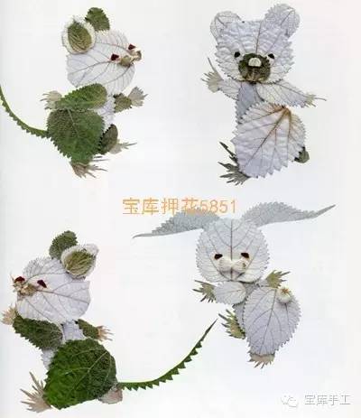 压花作品动物图片