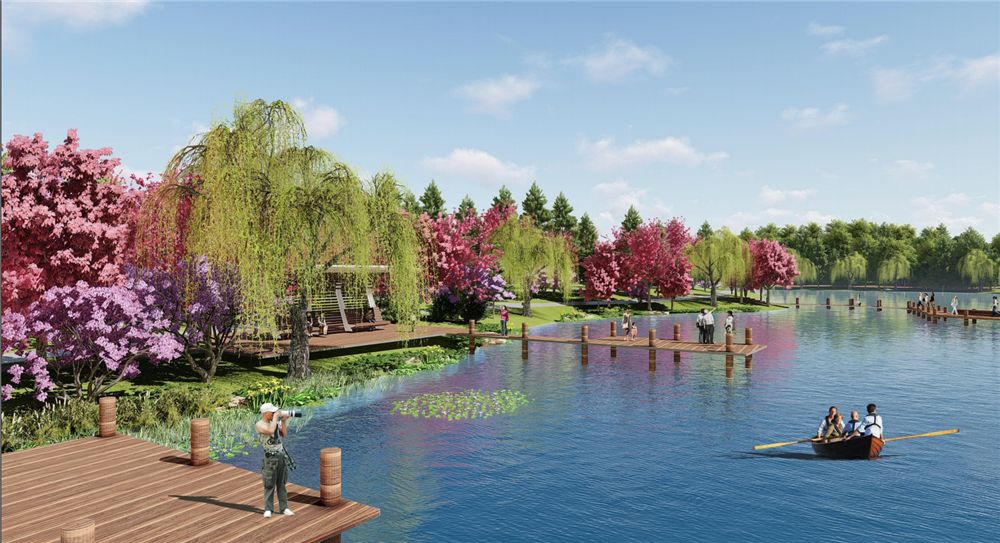 绝美!安庆又将新增一座公园——张湖生态体育公园,惊艳效果图来袭