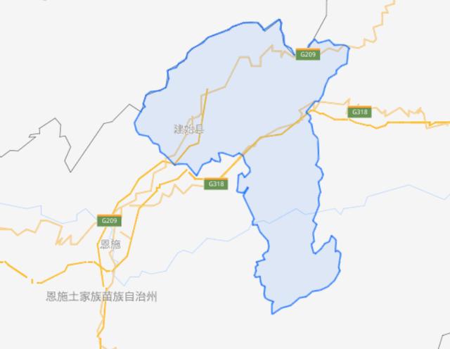 湖北省一个县,人口超50万,名字取建县伊始之意!