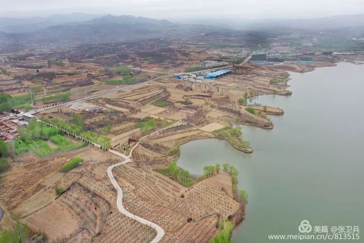 美麗榆社我的家雲竹湖上梨花開最新航拍照片曝光