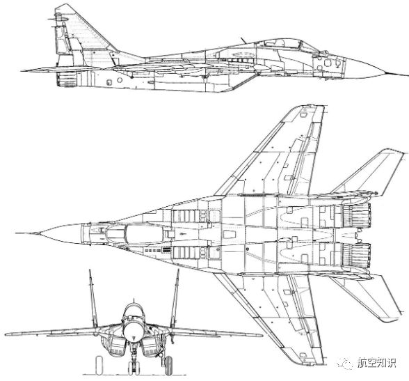 米格-23三视图图片