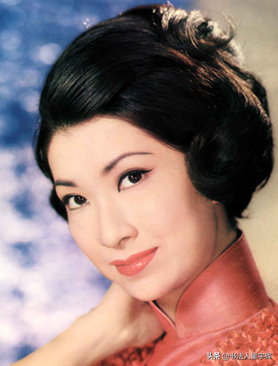 古典美人,心中的乐蒂,12张彩色老照片,清纯脱俗似仙女