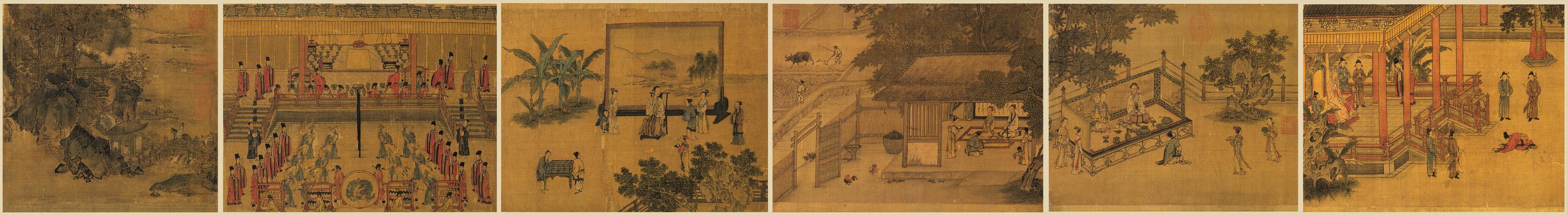 中国古代孝经宋人书画孝经(图册)以及原文、译文_父母