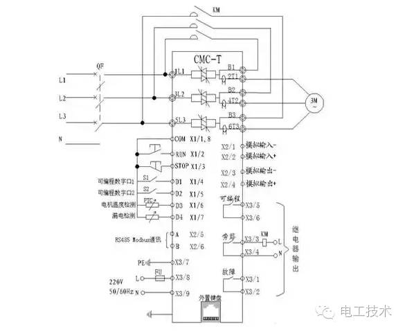 軟啟動器工作原理及其接線圖文大全