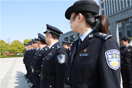 阜宁法院加强司法警察队伍训练