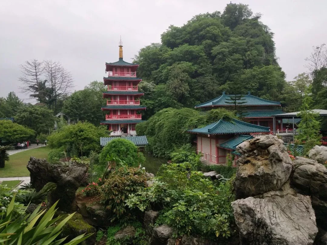 桂林虞山公園風光欣賞