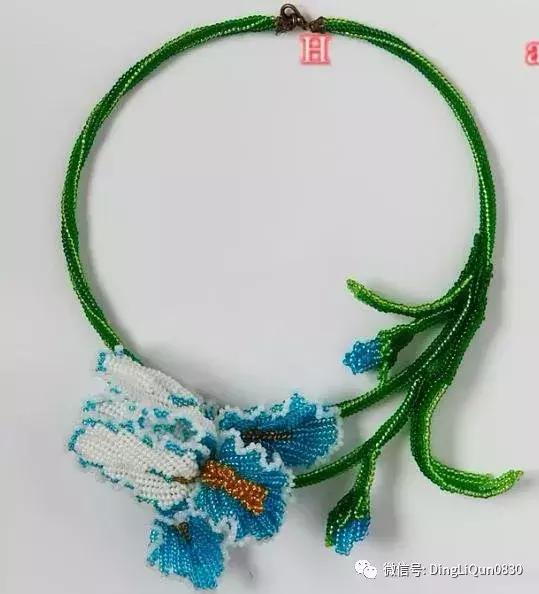串珠作品高端大气的米珠项链看着也是美美的