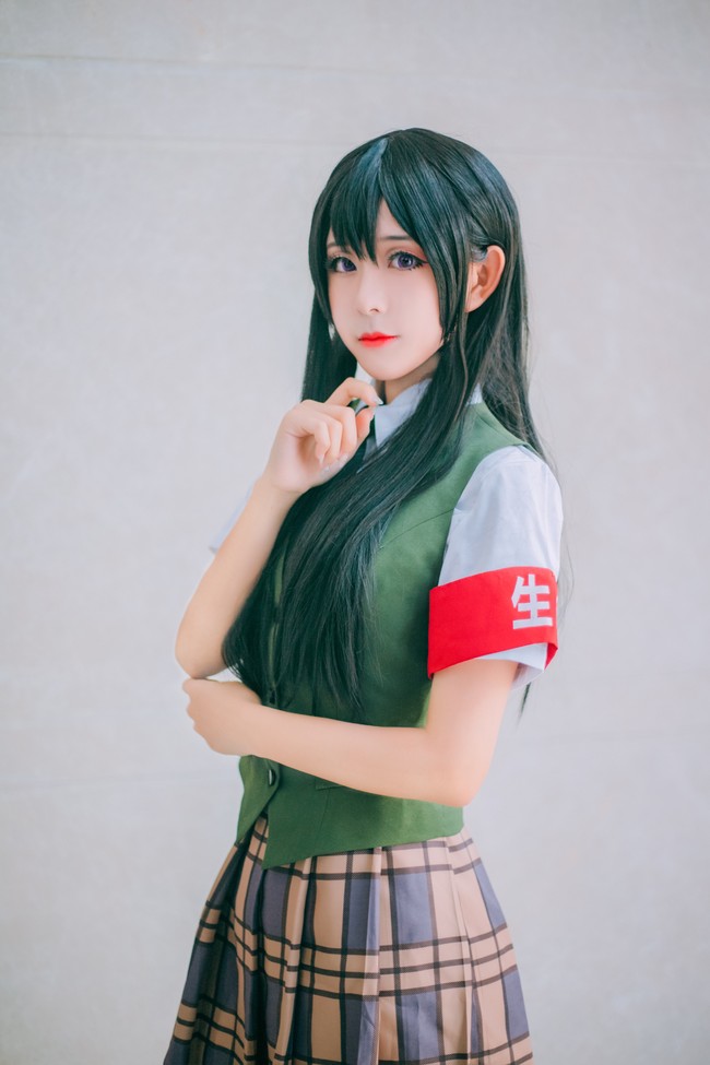 cos橘味香气柔顺长发蓝原芽衣