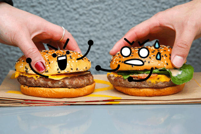 需要解密的安格斯黑金系列汉堡超厚超有料鲜嫩到飙汁手快有手慢无