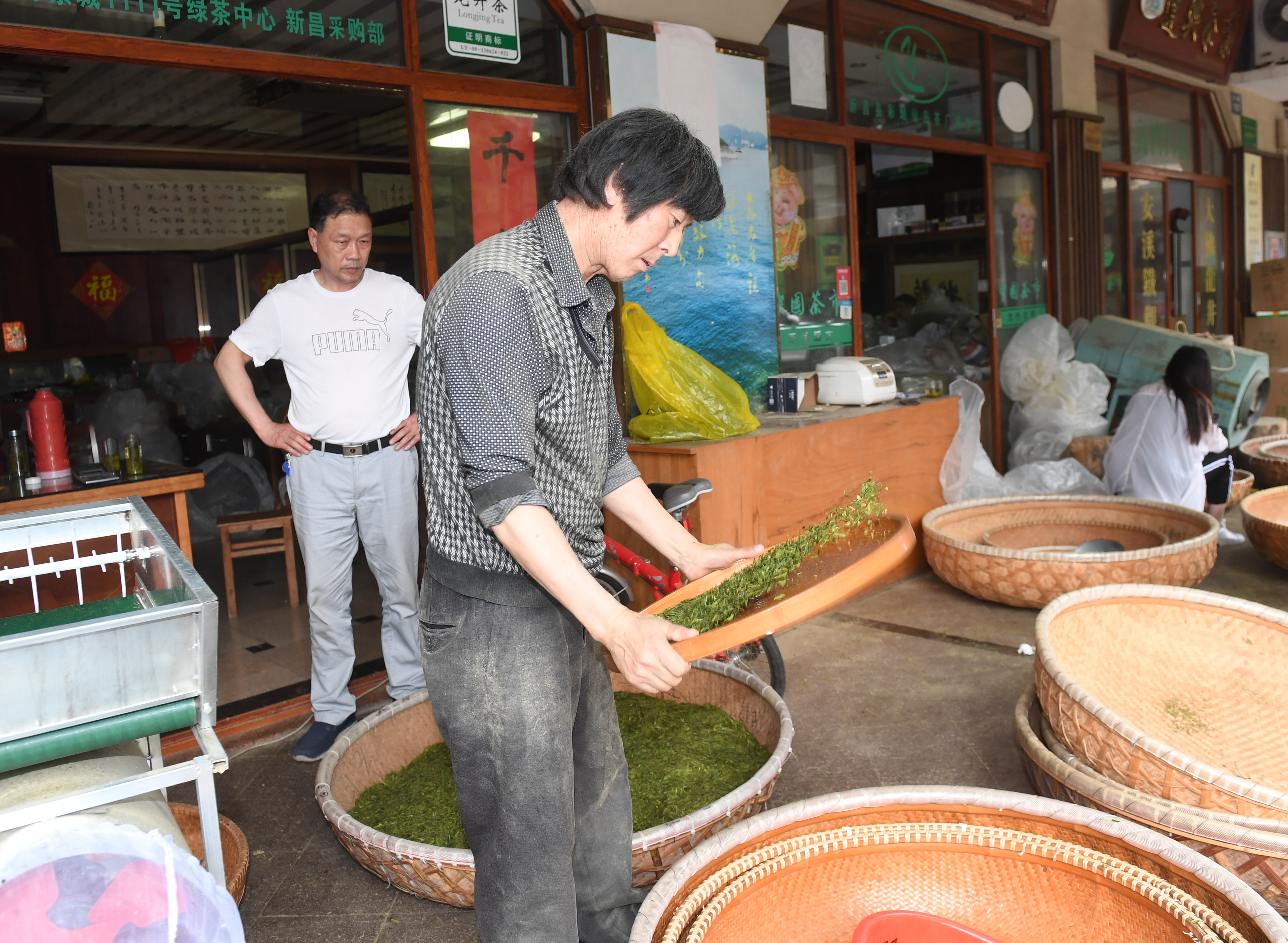 新昌茶叶市场图片