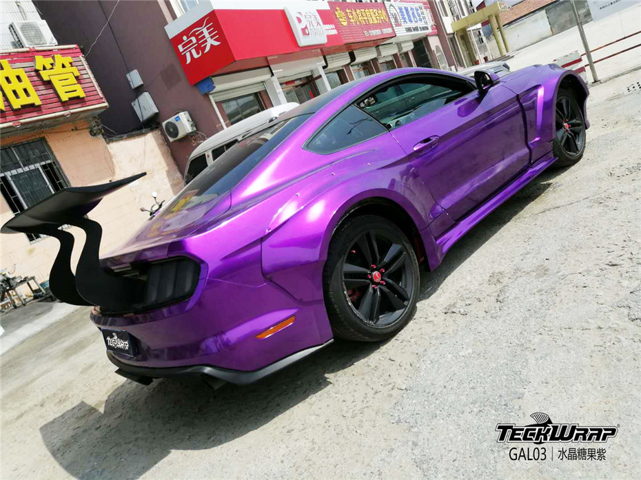 秃鹰 全球车身改色引领品牌teckwrap(山东运营商)出品装满糖果的紫色
