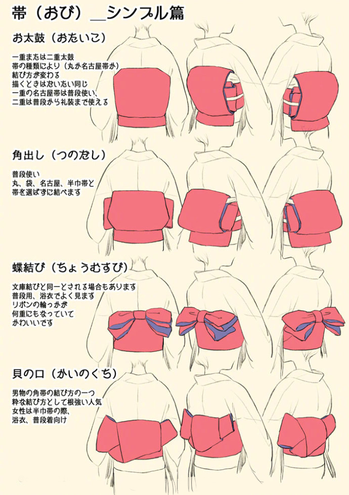 日本和服做法图解图片
