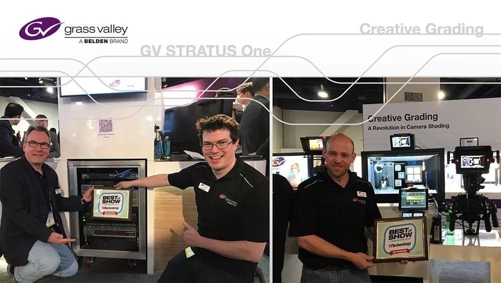 Grass Valley在2019年NAB展会上获奖，突出了创新领域的领先地位