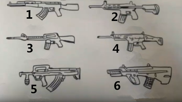 小学生画出31把吃鸡武器,老玩家一眼看出,而菜鸟毫不知情!