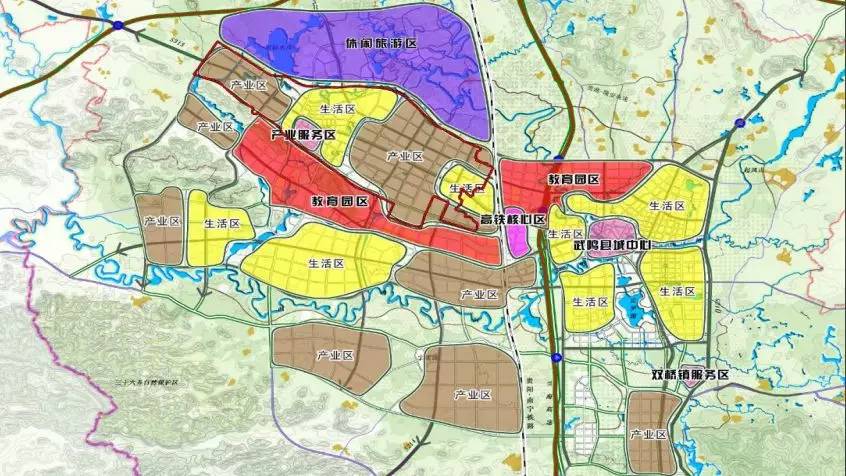 武宁新城规划图图片