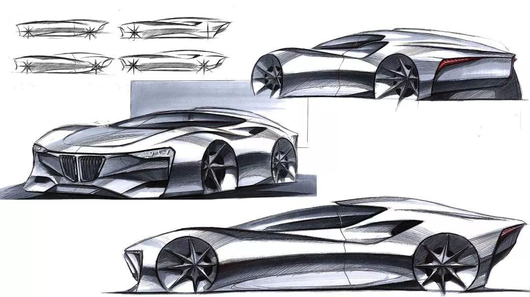 國外知名汽車設計師設計過程合集!alias hy design 分享