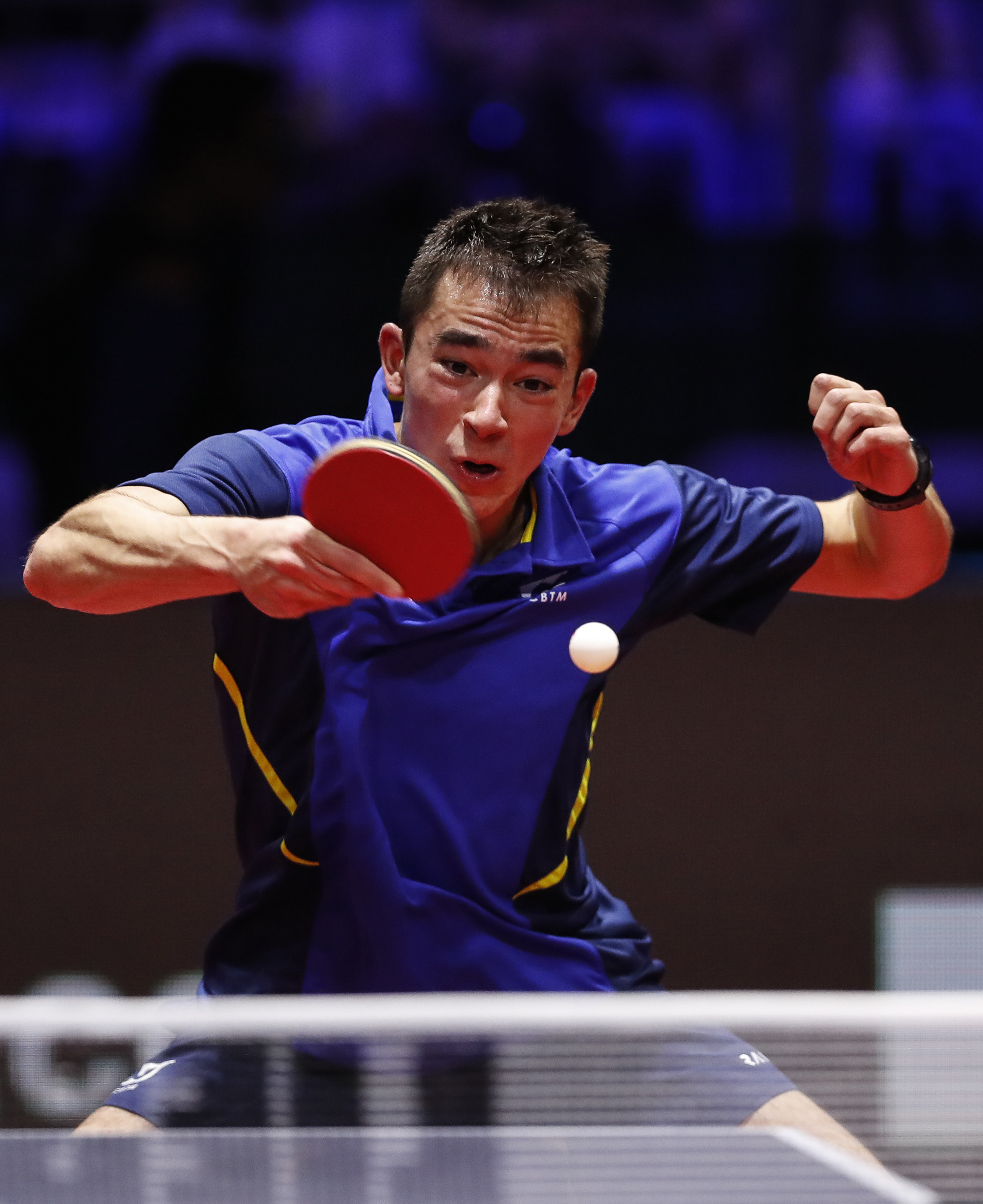 乒乓球——世锦赛:马龙晋级男单八强