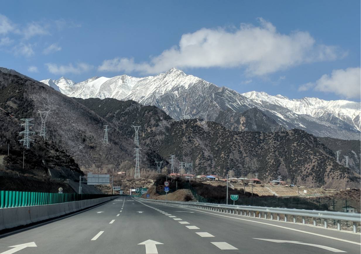 拉林高速公路图片