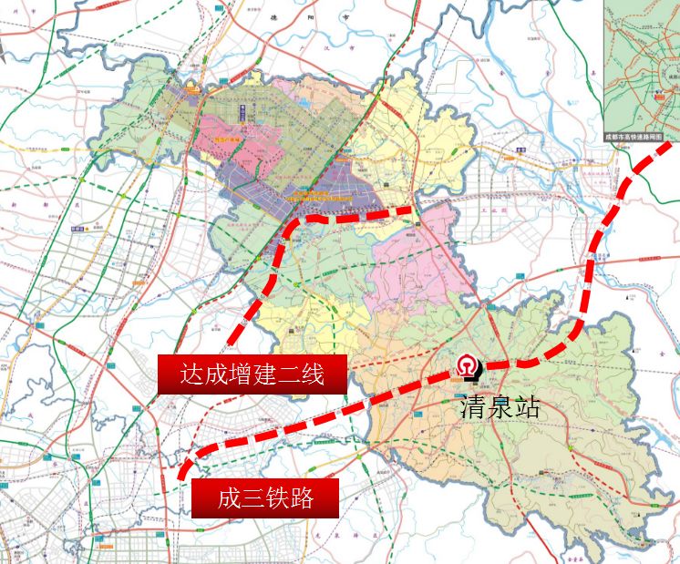 成三铁路即将开建,看青白江轨道交通发展如何弯道超车