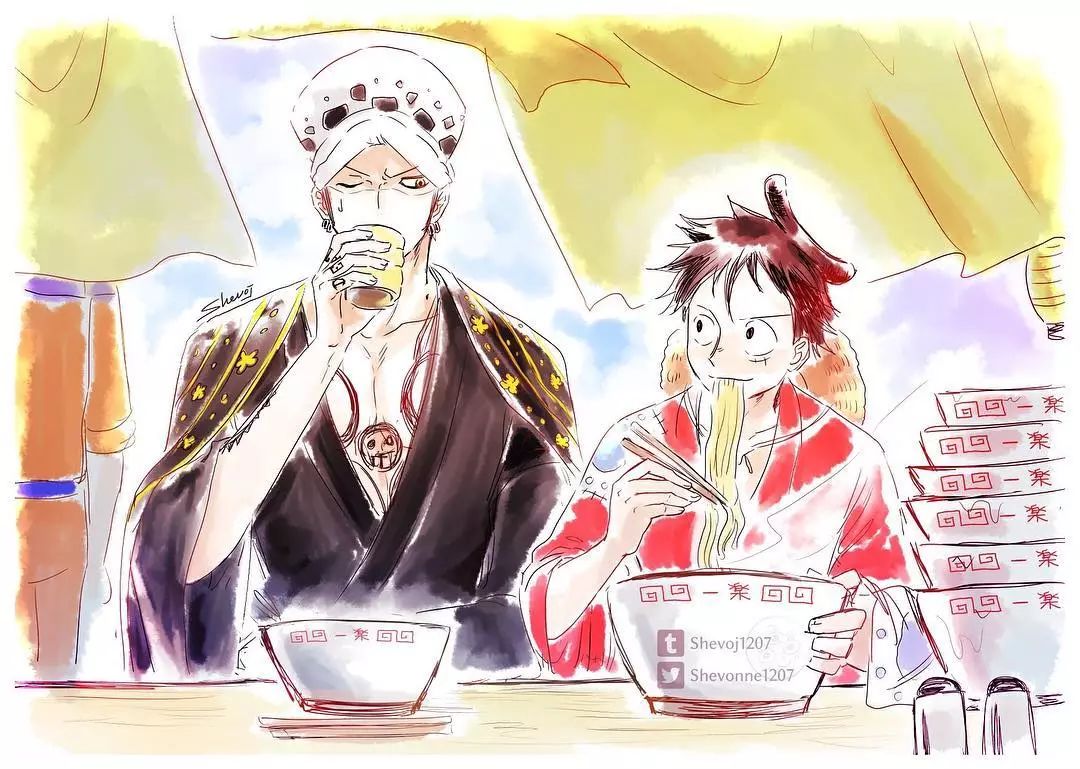 每周壁纸推荐路飞和罗不得不说的故事