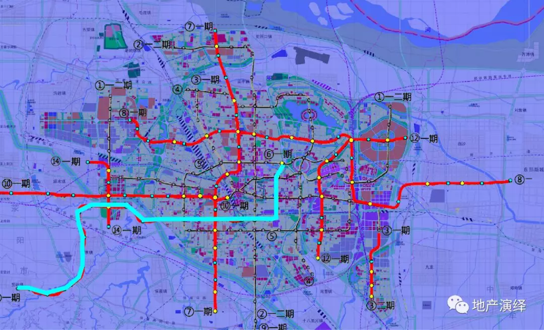 地铁来了郑州三期地铁规划落地7条线路总长1596公里