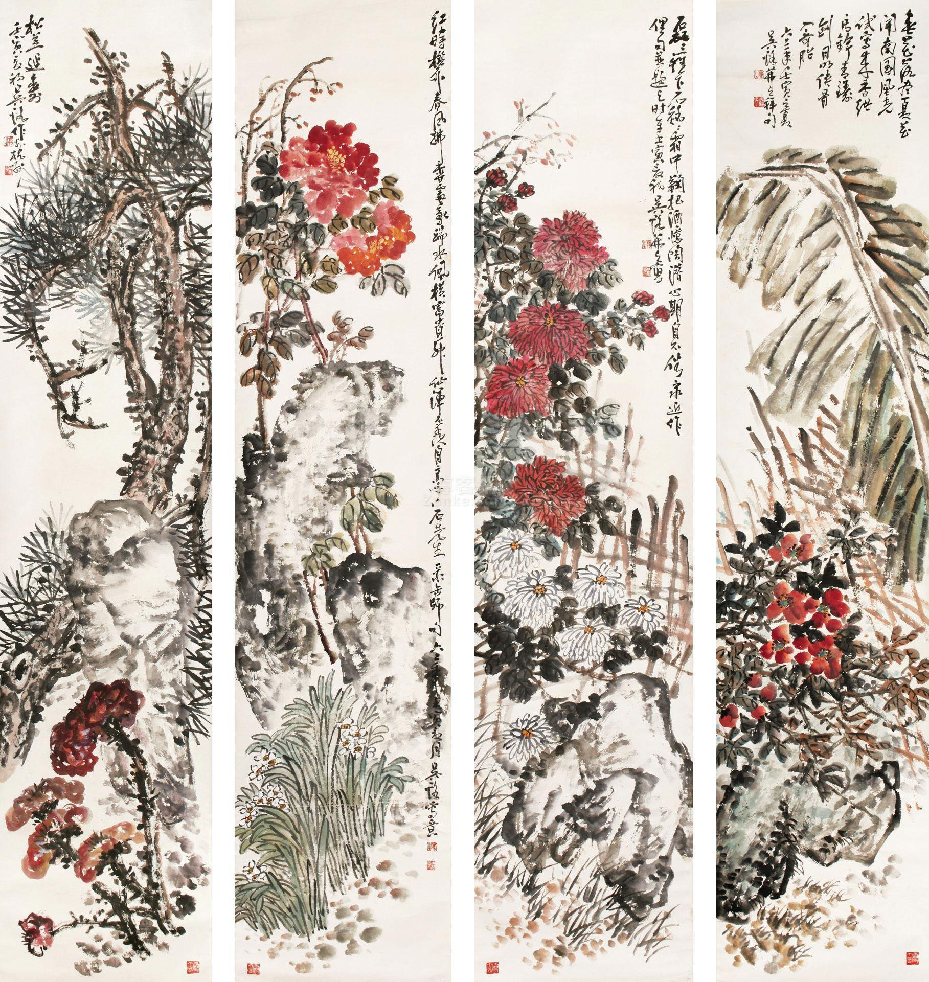 吴茀之 兰花册 画 微 随 感 录(节选 吴茀之 画以灵为主宰,神妙之品