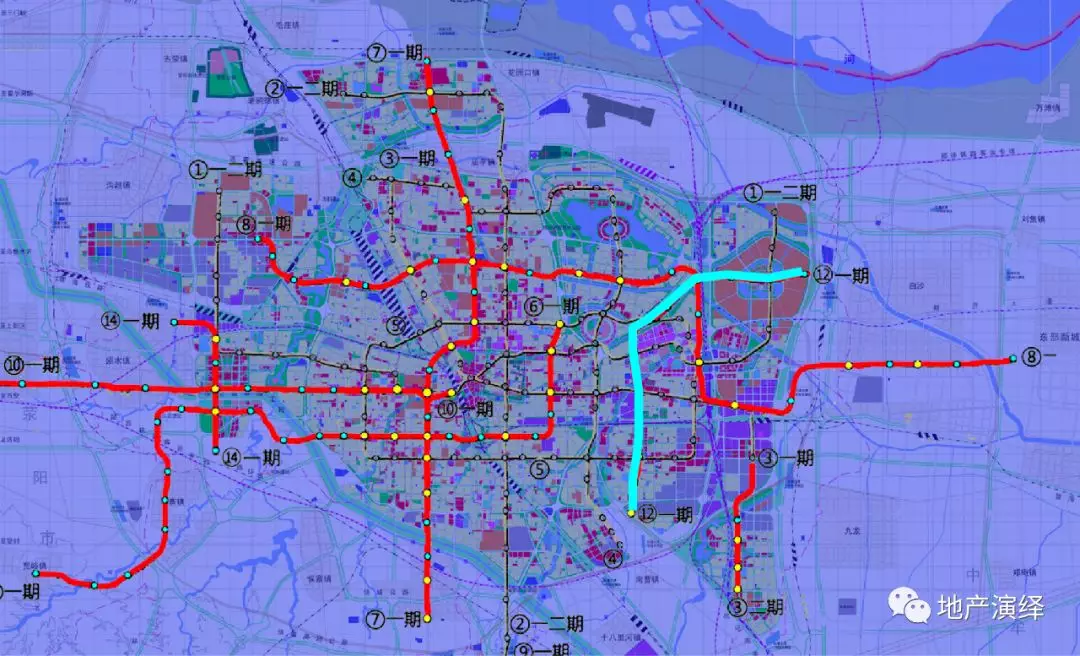 郑州市在建地铁线路图图片