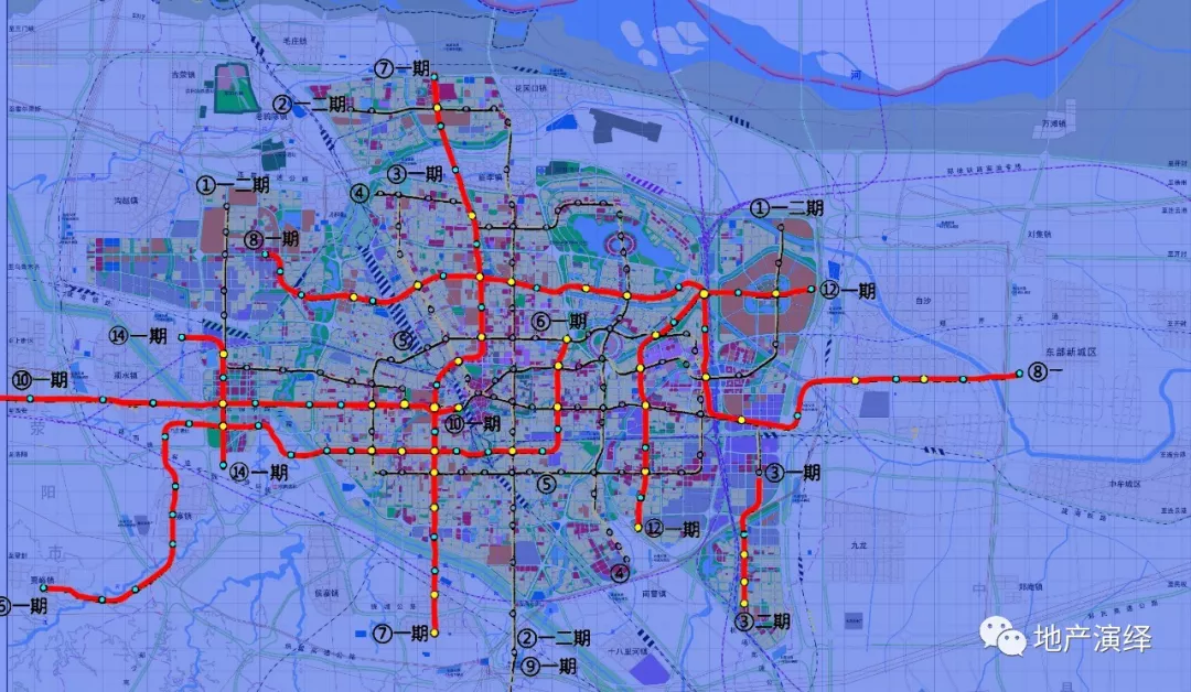 郑州地铁规划图2021图片