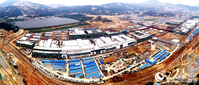 正在建设中的"泉州芯谷"南安分园区