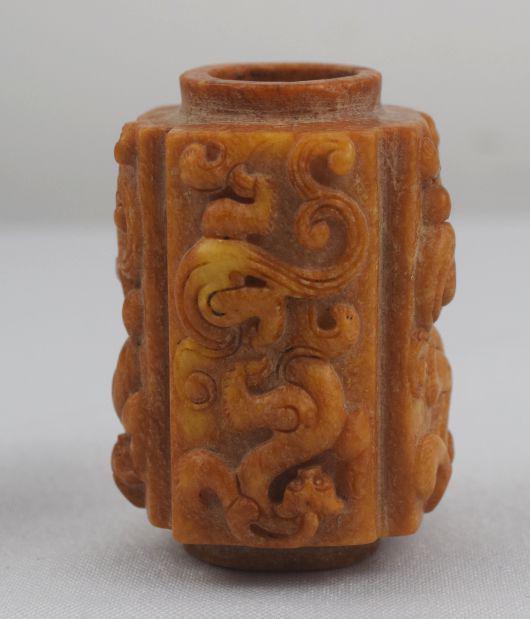 神秘的祭祀礼器《龙纹玉琮》鉴赏解析