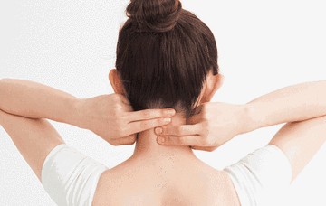 肩颈理疗动作图片