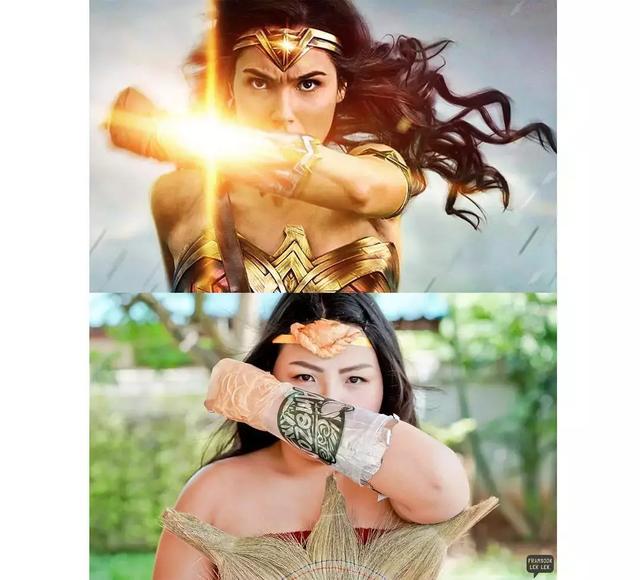 泰国胖仙女低成本cosplay,看完膝盖都跪肿了