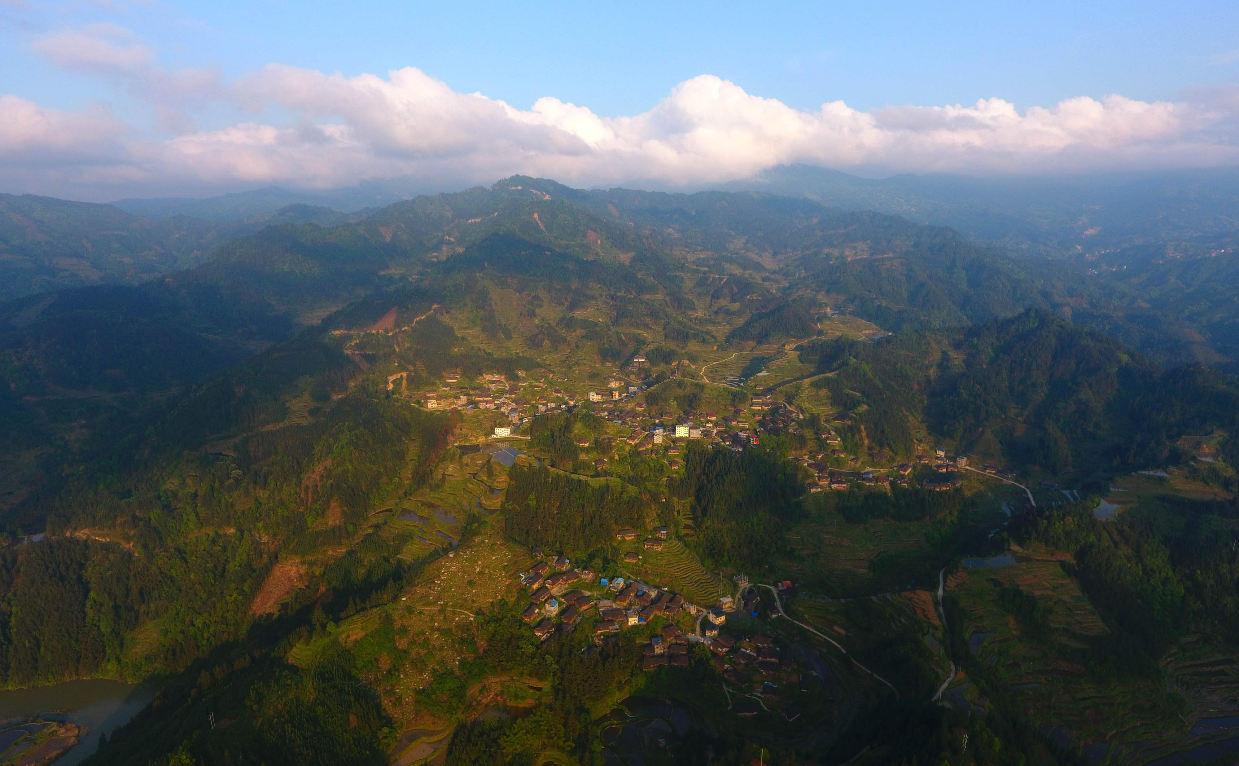 广西融水:苗寨美如画