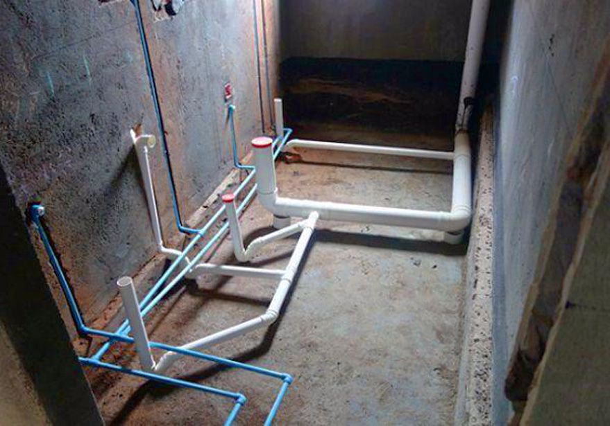 原创业主不知二次排水为何物良心开发商才会预留小心工人给你堵了