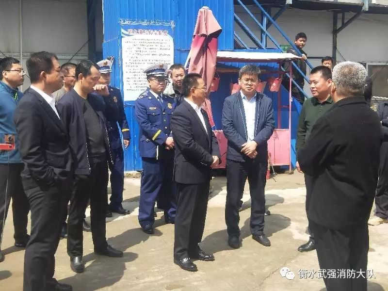 武强县委书记侯桂宁带队检查全县消防安全工作