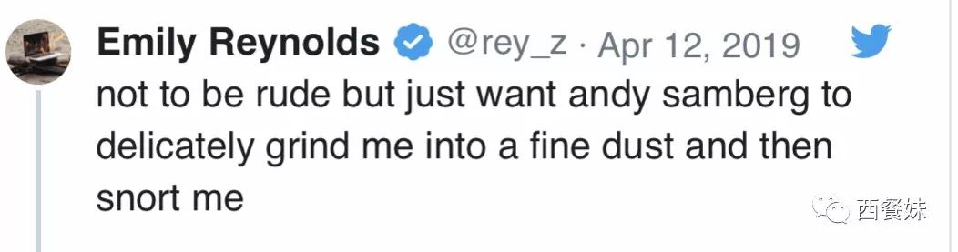 三表哥andy samberg画风突变!性感到引粉丝狂喊我可以!_胡子