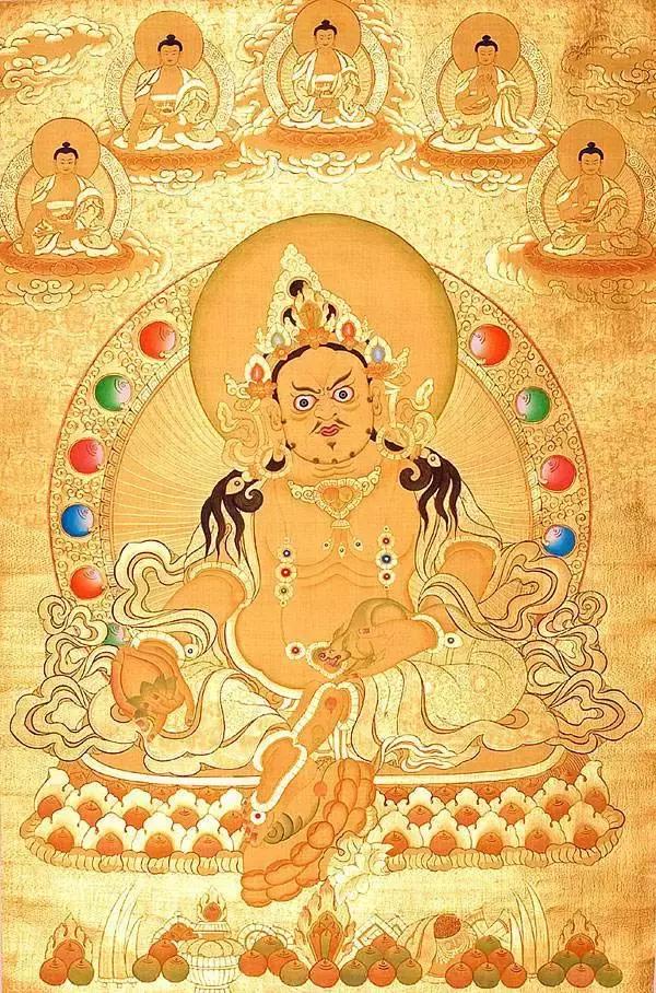 梵林文化十方财神招手善财滚滚